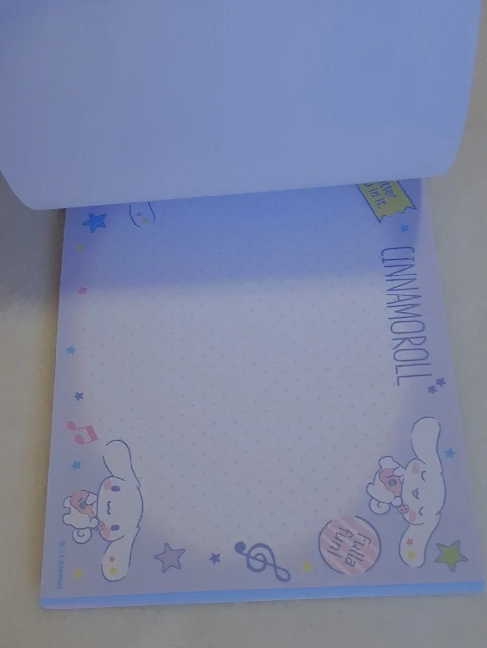 Cinnamoroll 128 Sheet Notepad W Stickers